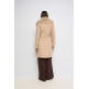 ABRIGO MUJER  SALSA JEANS GRACE WOOL COAT WITH FUR