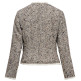 ABRIGO MUJER  SALSA JEANS TWEED WOOL JACKET W/ PADDED LI