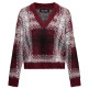 MUJER WOOL BLEND SWEATE WITH CHESS P 730