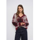 MUJER WOOL BLEND SWEATE WITH CHESS P 730