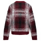 MUJER WOOL BLEND SWEATE WITH CHESS P 730