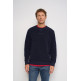SUDADERA HOMBRE  SALSA JEANS SOFT WAFFLE FLEECE W/ 3D PRINT