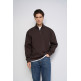 SUDADERA HOMBRE  SALSA JEANS HALF ZIPPED COLLAR SWEATSHIRT