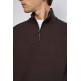SUDADERA HOMBRE  SALSA JEANS HALF ZIPPED COLLAR SWEATSHIRT
