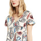VESTIDO CON ESTAMPADO PAISLEY MUJER GAUDI