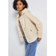 ABRIGO MUJER  STREET TEDDY BOMBER MAT MIX JKT W. RE