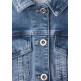 MUJER QR STYLE JACKET,MID BLUE WASHE 17790