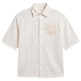 CAMISA BORDADA CALADA HOMBRE PROJECT X PARIS CON FLOR