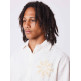 CAMISA BORDADA CALADA HOMBRE PROJECT X PARIS CON FLOR