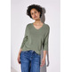 JERSEY MUJER STREET LTD_QR_LUREX V-NECK SWEATER