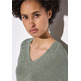 JERSEY MUJER STREET LTD_QR_LUREX V-NECK SWEATER