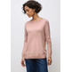 JERSEY MUJER  STREET QR_ROLLED EDGE COLLAR SWEATER