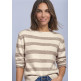 MUJER LTD QR_COSY STRIPED SWEATER U- 37931