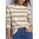 MUJER LTD QR_COSY STRIPED SWEATER U- 37931