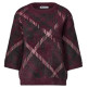 MUJER LTD QR_FLUFFY JACQUARD SWEATER 37820