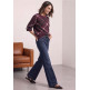MUJER LTD QR_FLUFFY JACQUARD SWEATER 37820