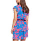 VESTIDO CORTO CON ESTAMPADO TROPICAL MUJER GAUDI