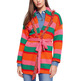 CÁRDIGAN MULTICOLOR A RAYAS MUJER GAUDI