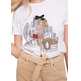 CAMISETA CON ESTAMPADO GRÁFICO MUJER GAUDI