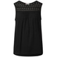 CAMISA MUJER  STREET MAT-MIX TOP W.AJOUR YOKE
