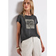 CAMISETA MUJER STREET WASHED SHIRT W.STUD WORDING