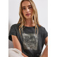 CAMISETA MUJER STREET WASHED SHIRT W.STUD WORDING