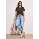 MUJER LTD QR BASIC PEARL PRINT SHIRT 27276