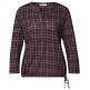 MUJER PRINTED JERSEY SHIRT W.SPLIT N 37820