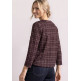 MUJER PRINTED JERSEY SHIRT W.SPLIT N 37820