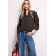 MUJER SOL_SPLITNECK TUNIC BLOUSE UNI 17276