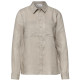 MUJER SOL_SOLID SHIRTCOLLAR BLOUSE W 17278