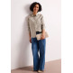 MUJER SOL_SOLID SHIRTCOLLAR BLOUSE W 17278