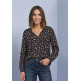 MUJER TUNIC BLOUSE W FRILL DETAILS 27874