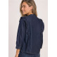 MUJER STYLE DENIM,BLOUSE,RINSE WASH 18265