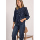 MUJER STYLE DENIM,BLOUSE,RINSE WASH 18265
