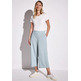 PANTALÓN MUJER STREET CULOTTE HW MELANGE JERSEY