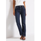 VAQUERO MUJER  STREET STYLE QR BOOTCUT,HW,DARK BLUE