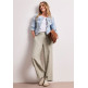 MUJER SOL_WIDE LEG BUTTONS HW 17278