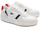 ZAPATILLA EN PIEL Y ANTE TRICOLOR HOMBRE LACOSTE T-CLIP