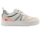 ZAPATILLA COMBINADA EN PIEL MUJER LACOSTE L002