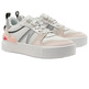 ZAPATILLA COMBINADA EN PIEL MUJER LACOSTE L002