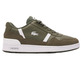 ZAPATILLA BICOLOR EN PIEL HOMBRE LACOSTE T-CLIP