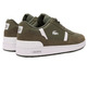 ZAPATILLA BICOLOR EN PIEL HOMBRE LACOSTE T-CLIP