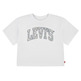 CAMISETA CORTA NIÑA LEVIS JUNIOR LOGO FLORAL TALLAJE ADOLESCENTE