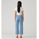 VAQUERO RECTO MUJER LEVIS RIBCAGE TIRO MUY ALTO