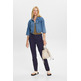 PANTALÓN CHINO CROPPED CON CINTURÓN MUJER ESPRIT