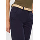 PANTALÓN CHINO CROPPED CON CINTURÓN MUJER ESPRIT
