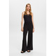 PANTALÓN ANCHO DE PUNTO VISCOSA MUJER MUJER ESPRIT