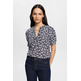 BLUSA ESTAMPADA DE CUELLO EN PICO MUJER ESPRIT