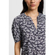 BLUSA ESTAMPADA DE CUELLO EN PICO MUJER ESPRIT